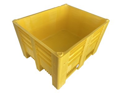 Kiinteät suorat seinät HDPE -muovinen kuormalaatikko